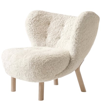 Little Petra VB1 Sessel , Schafsfell, Eiche geölt