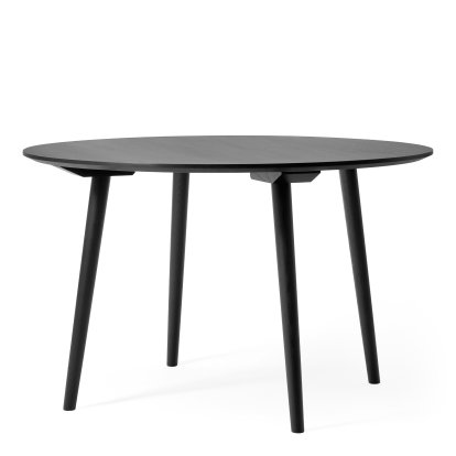 In Between SK3 / SK4 Tisch rund , Ø 120 cm, Eiche schwarz lackiert