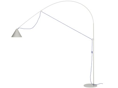 Ayno XL Stehleuchte, Seidengrau, Ultramarin, 2700 K