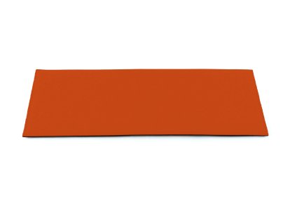 Filzauflage für USM Haller Regal, 75 x 35 cm, Mit Polster, orange
