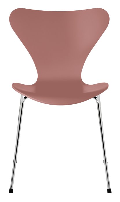 Serie 7 Stuhl 3107, Lack, Wild rose, Chrome