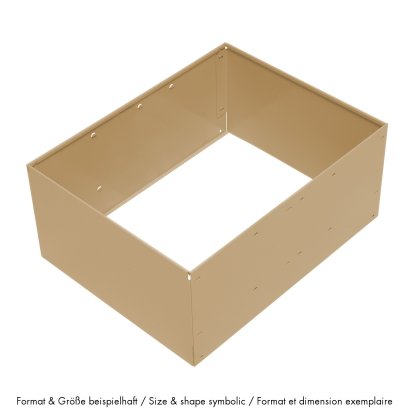 USM Einlegerahmen für USM Haller Ausziehtür, 50 x 50 x 35, USM beige