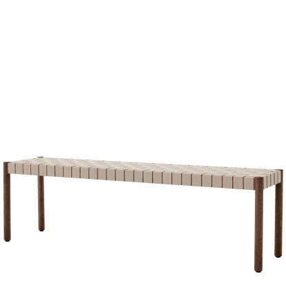 Betty TK4 / TK5 Bank , TK5, 157 cm, Eiche geräuchert geölt / Leinen natur