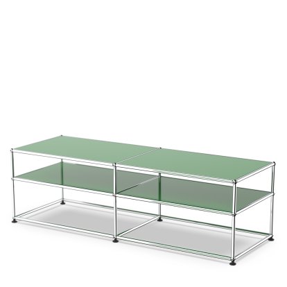 USM Haller Beistelltisch Typ 1, Metall, USM grün