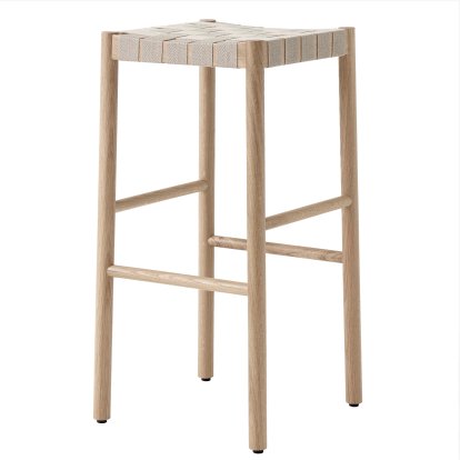 Betty TK7 / TK8 Barhocker , Barvariante: 76 cm, Eiche natur / Leinen natur