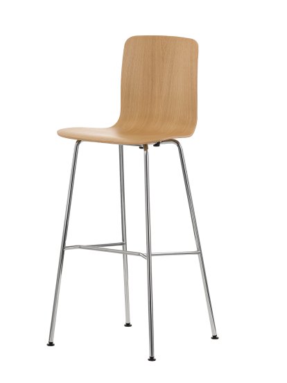 HAL Ply Barhocker, Eiche hell, Barvariante: 801 mm, Ohne Sitzüberzug