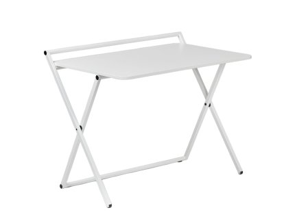 X-Press Schreibtisch, Melamin weiß / weiß
