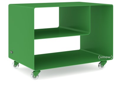 Rollwagen R 106, Einfarbig, Maigrün (RAL 6017), Transparentrollen