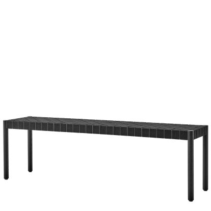 Betty TK4 / TK5 Bank , TK5, 157 cm, Schwarz / Leinen schwarz