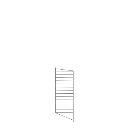 String System Bodenleiter, Einzeln, 85 x 30 cm, Dunkelgrau