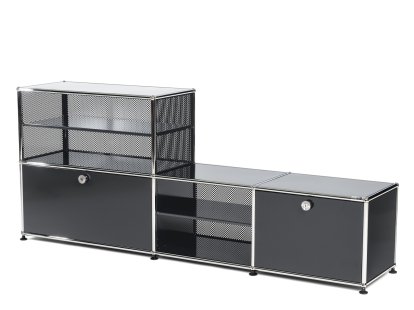 USM Haller Garderobenregal/Bank Typ 2, Anthrazitgrau RAL 7016