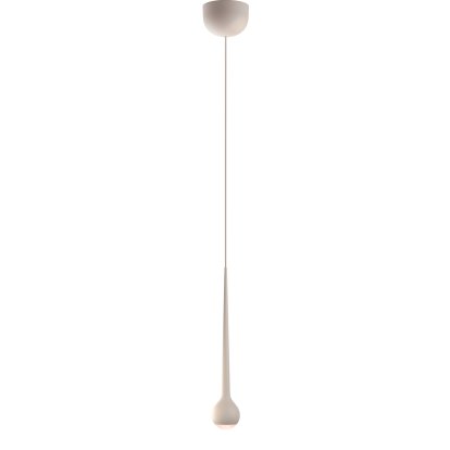 Falling Sun Pendelleuchte, Sand white, 1 Schirm