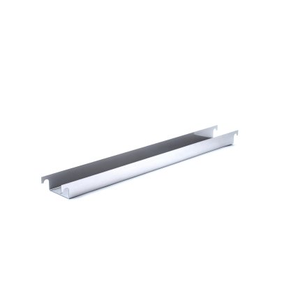 Kabelrinne für Eiermann Tischgestelle, Für Tischgestell 100 cm (Eiermann 2), Chromoptik