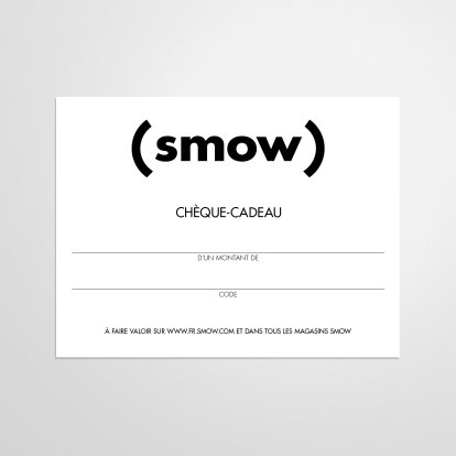 smow Geschenkgutschein, 250 EUR, PDF-Gutschein per E-Mail, Französisch