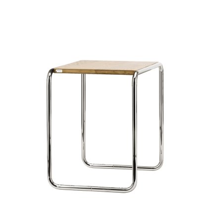 Satztisch B 9 Pure Materials, B 9b (H 50 x B 52 cm), Eiche geölt, Verchromt