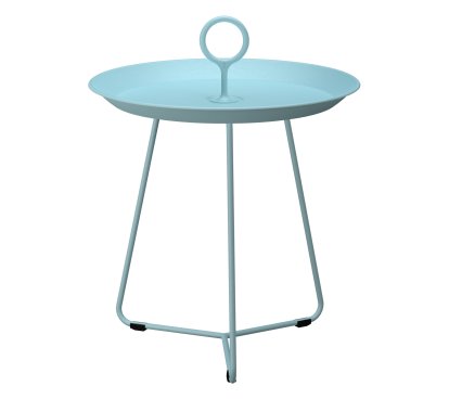 Eyelet Beistelltisch, H 46,5 x Ø 45 cm, Ice blue