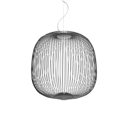 Spokes Pendelleuchte, Ø52 cm, Graphit, Nicht dimmbar