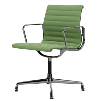 Aluminium Chair EA 103 / EA 104, EA 103 - nicht drehbar, Wiesengrün / forest, Poliert